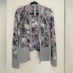Lululemon jacket with mesh and slit detail